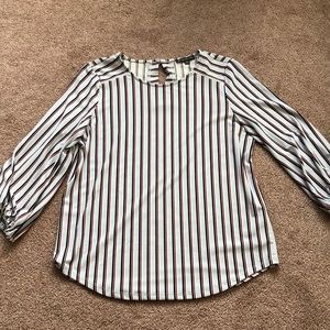 Striped blouse, size small